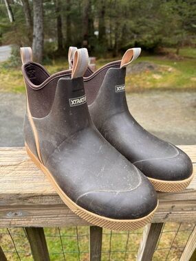 XTRATUF Men’s Brown Ankle Deck Boots